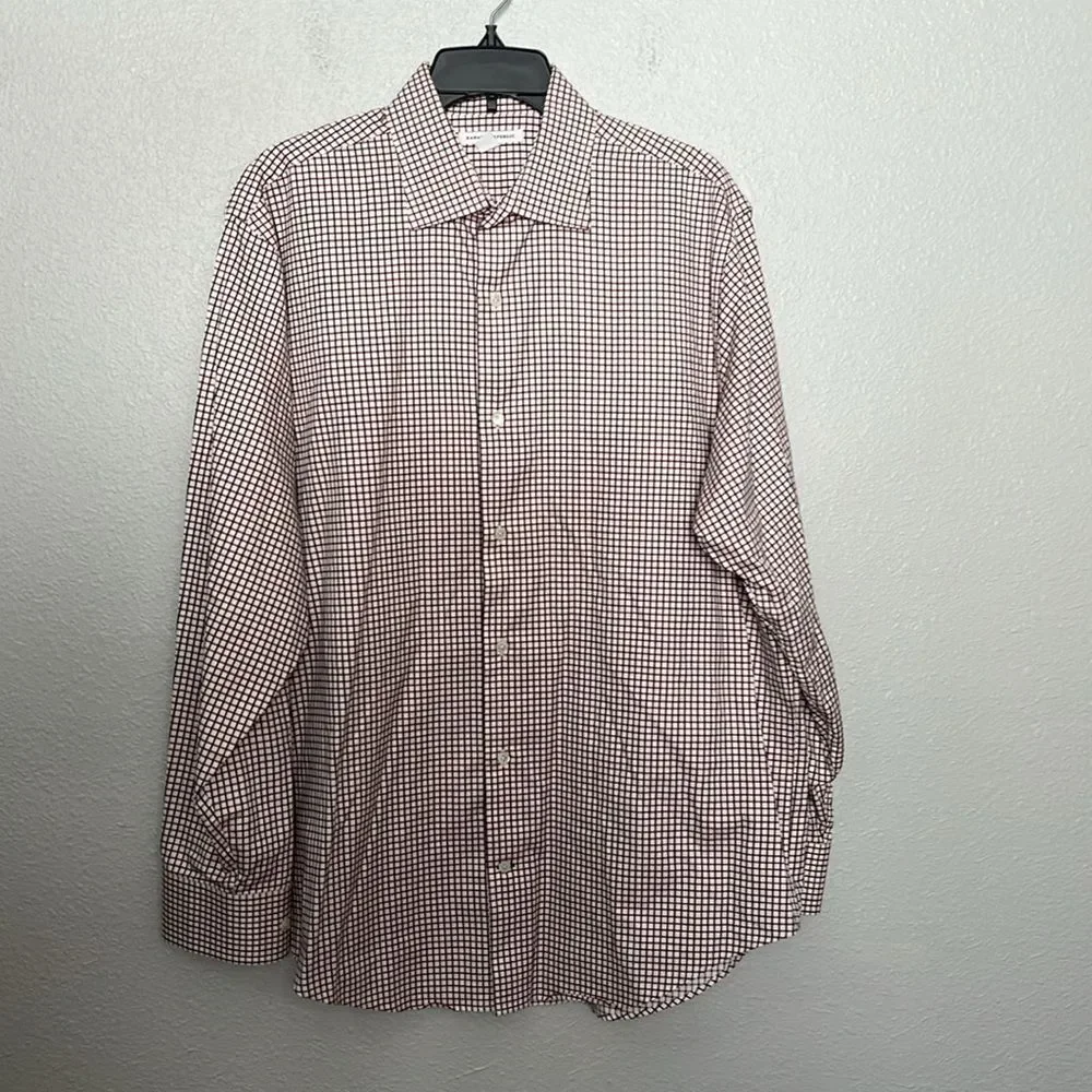 Banana Republic Plaid Button Down Shirt Size Large